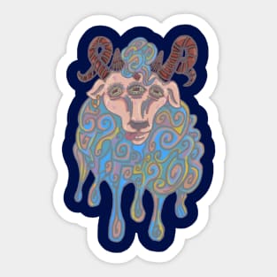 Goat Drip Sticker